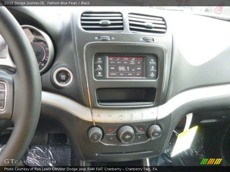 Fathom Blue Pearl / Black 2015 Dodge Journey SE