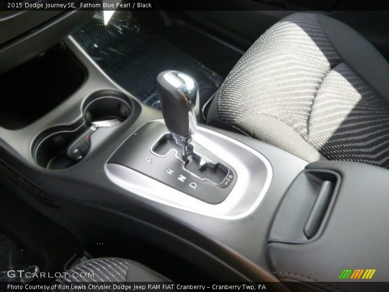 Fathom Blue Pearl / Black 2015 Dodge Journey SE