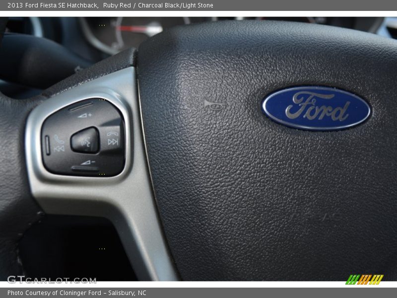 Ruby Red / Charcoal Black/Light Stone 2013 Ford Fiesta SE Hatchback