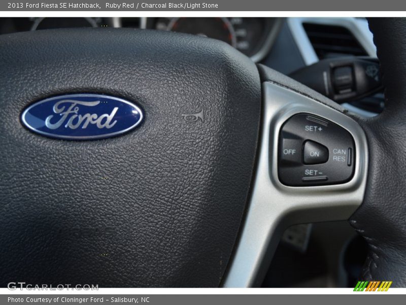 Ruby Red / Charcoal Black/Light Stone 2013 Ford Fiesta SE Hatchback