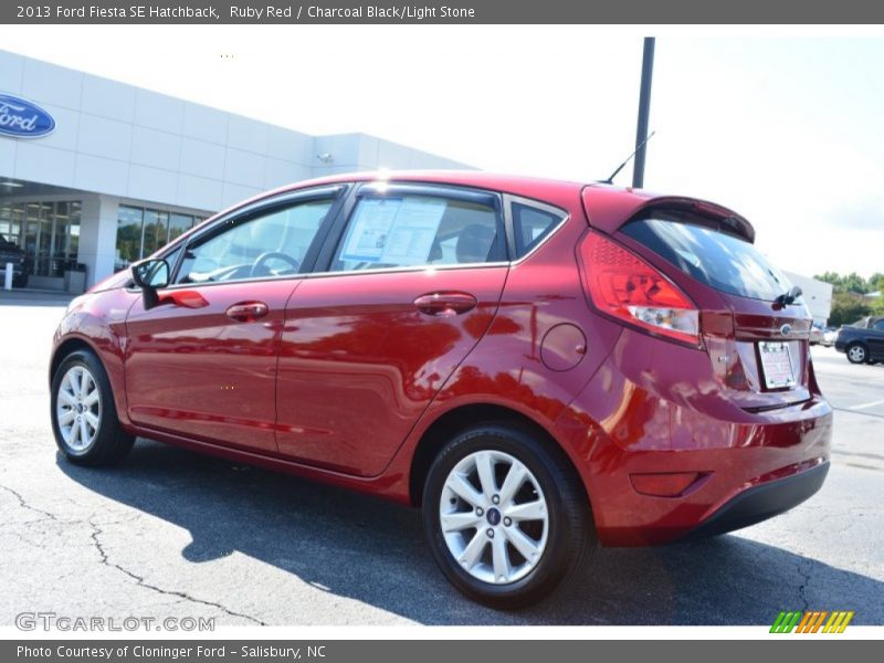 Ruby Red / Charcoal Black/Light Stone 2013 Ford Fiesta SE Hatchback
