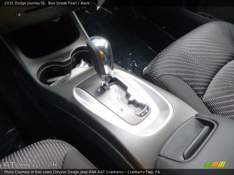 Blue Streak Pearl / Black 2015 Dodge Journey SE