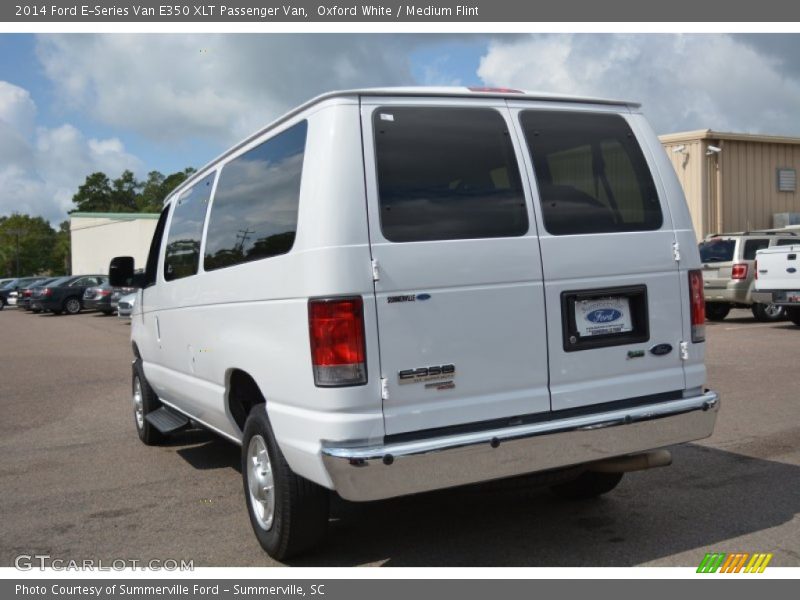 Oxford White / Medium Flint 2014 Ford E-Series Van E350 XLT Passenger Van