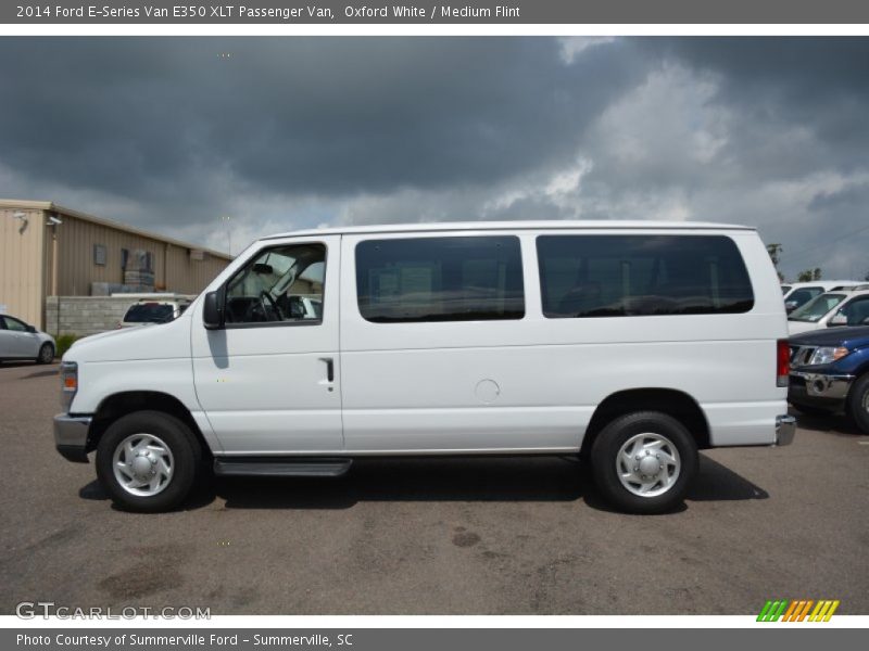 Oxford White / Medium Flint 2014 Ford E-Series Van E350 XLT Passenger Van