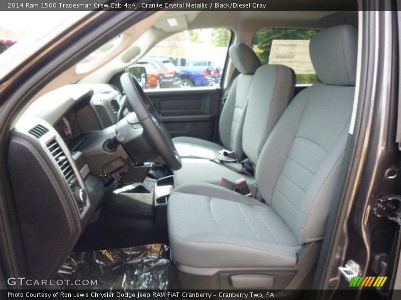 Granite Crystal Metallic / Black/Diesel Gray 2014 Ram 1500 Tradesman Crew Cab 4x4