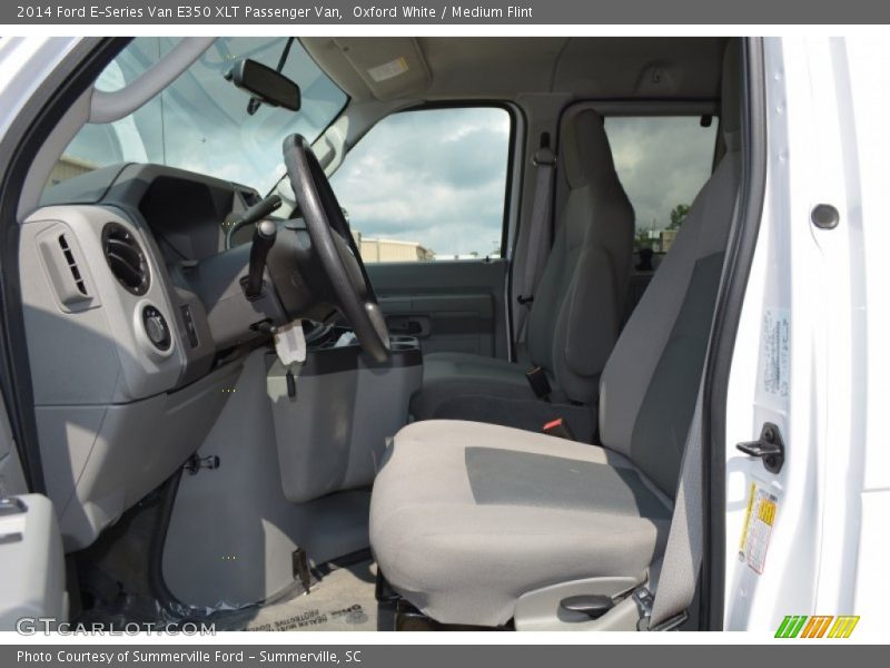 Oxford White / Medium Flint 2014 Ford E-Series Van E350 XLT Passenger Van