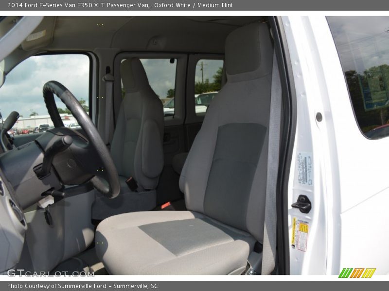 Oxford White / Medium Flint 2014 Ford E-Series Van E350 XLT Passenger Van