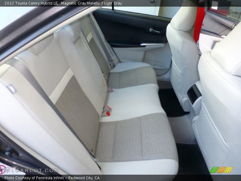 Magnetic Gray Metallic / Light Gray 2012 Toyota Camry Hybrid LE
