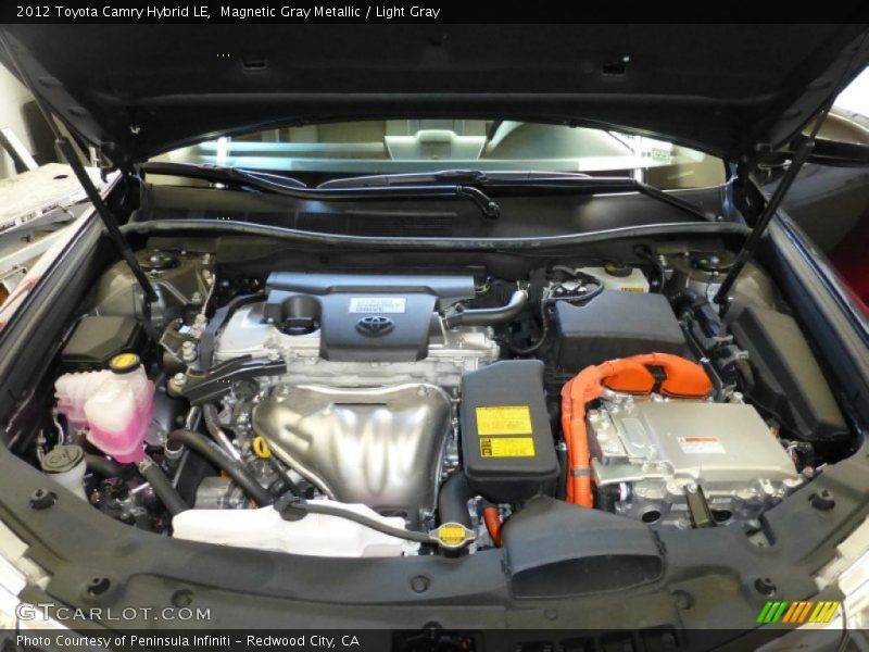 Magnetic Gray Metallic / Light Gray 2012 Toyota Camry Hybrid LE