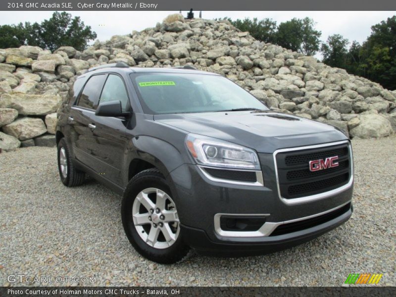 Cyber Gray Metallic / Ebony 2014 GMC Acadia SLE