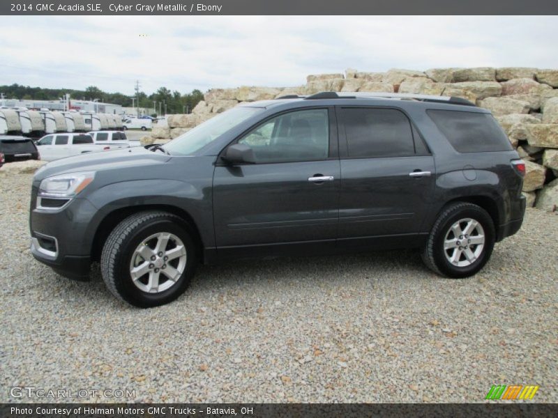Cyber Gray Metallic / Ebony 2014 GMC Acadia SLE