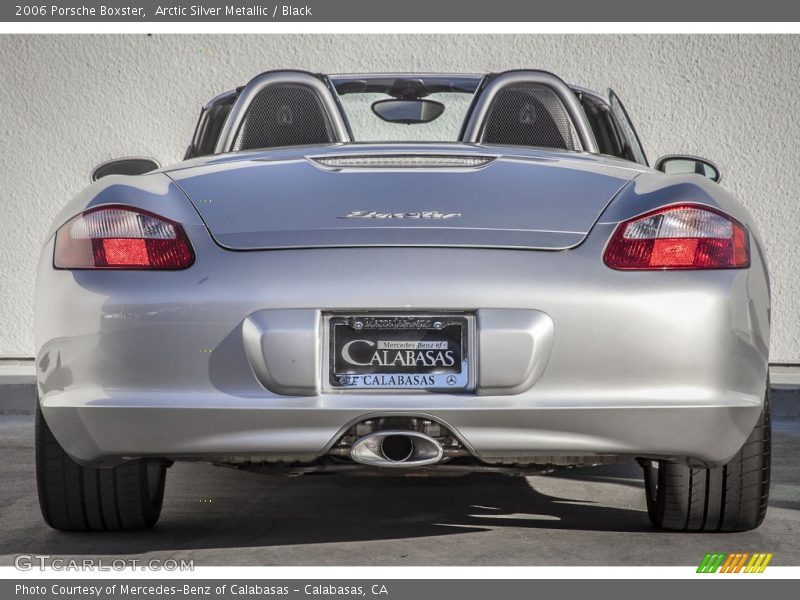 Arctic Silver Metallic / Black 2006 Porsche Boxster