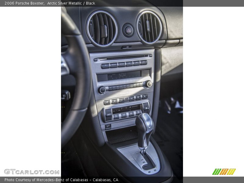 Arctic Silver Metallic / Black 2006 Porsche Boxster