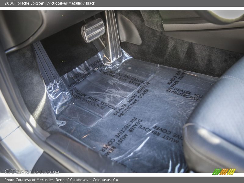 Arctic Silver Metallic / Black 2006 Porsche Boxster