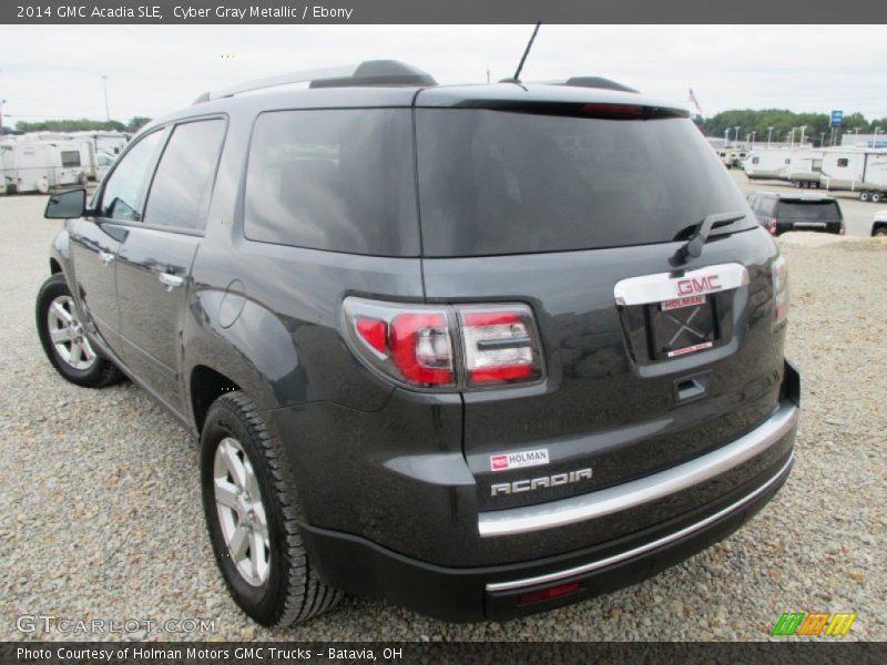 Cyber Gray Metallic / Ebony 2014 GMC Acadia SLE