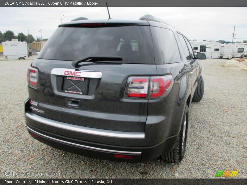Cyber Gray Metallic / Ebony 2014 GMC Acadia SLE