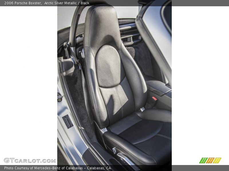 Arctic Silver Metallic / Black 2006 Porsche Boxster