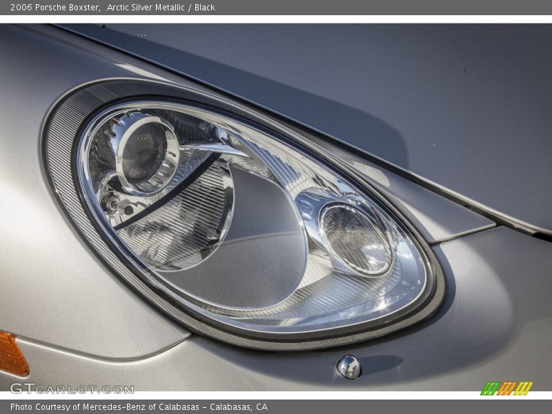 Arctic Silver Metallic / Black 2006 Porsche Boxster
