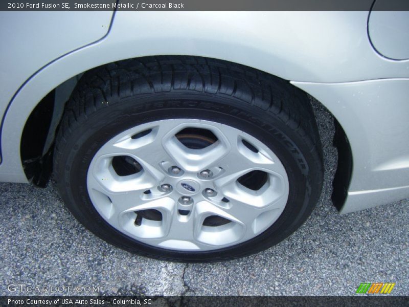 Smokestone Metallic / Charcoal Black 2010 Ford Fusion SE