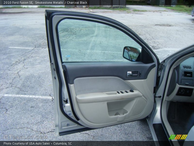 Smokestone Metallic / Charcoal Black 2010 Ford Fusion SE