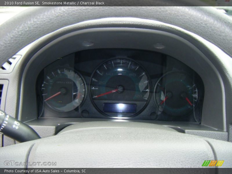 Smokestone Metallic / Charcoal Black 2010 Ford Fusion SE