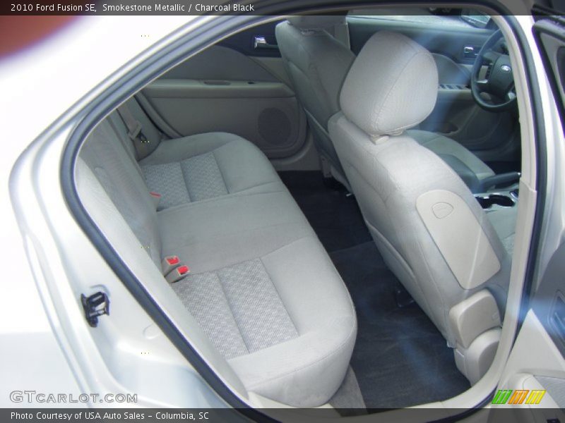 Smokestone Metallic / Charcoal Black 2010 Ford Fusion SE