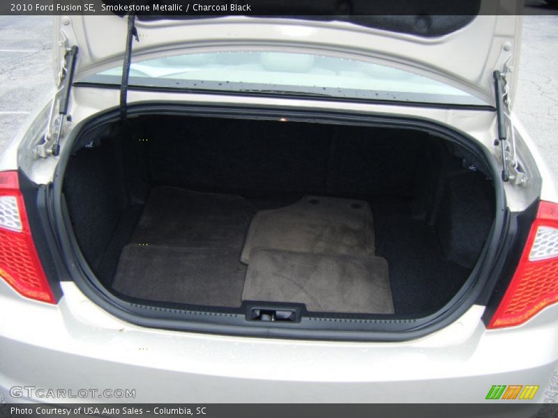 Smokestone Metallic / Charcoal Black 2010 Ford Fusion SE