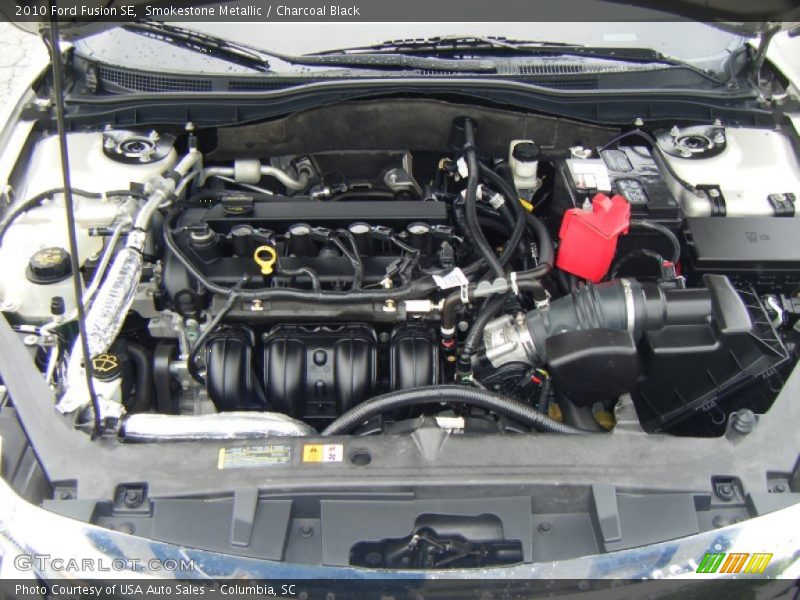 Smokestone Metallic / Charcoal Black 2010 Ford Fusion SE
