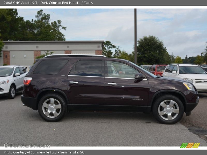 Dark Crimson Red Metallic / Ebony 2008 GMC Acadia SLT