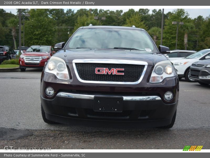 Dark Crimson Red Metallic / Ebony 2008 GMC Acadia SLT