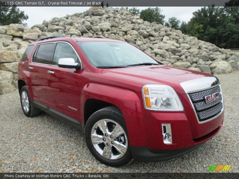 Crystal Red Tintcoat / Jet Black 2015 GMC Terrain SLT
