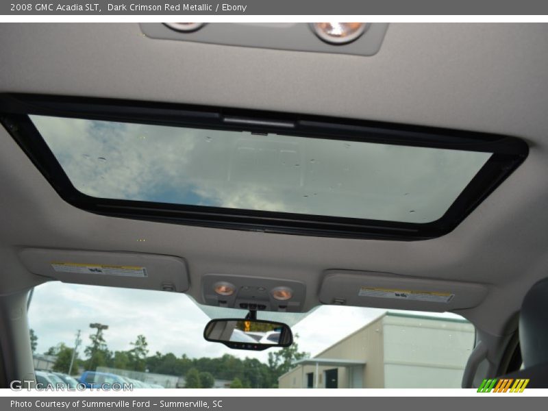 Dark Crimson Red Metallic / Ebony 2008 GMC Acadia SLT