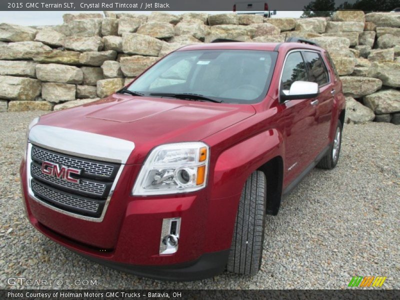 Crystal Red Tintcoat / Jet Black 2015 GMC Terrain SLT