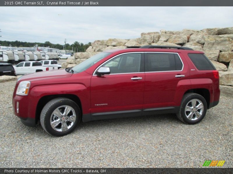 Crystal Red Tintcoat / Jet Black 2015 GMC Terrain SLT