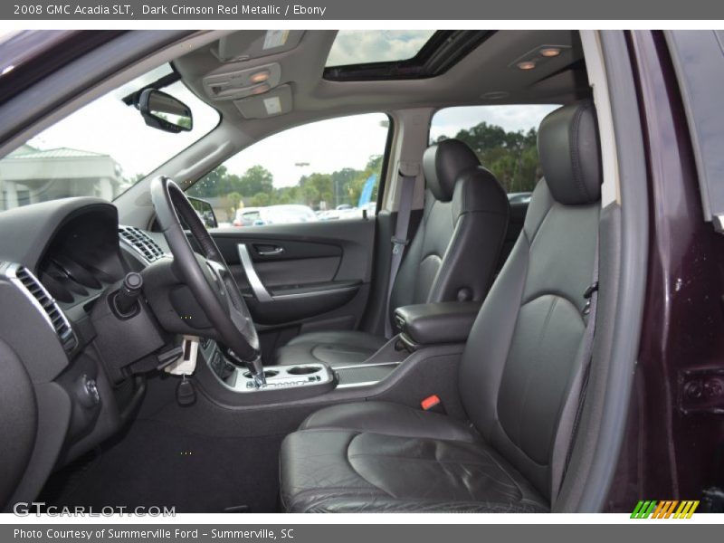 Dark Crimson Red Metallic / Ebony 2008 GMC Acadia SLT