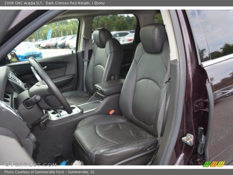 Dark Crimson Red Metallic / Ebony 2008 GMC Acadia SLT
