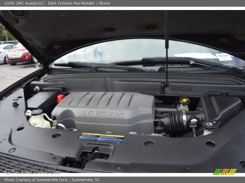 Dark Crimson Red Metallic / Ebony 2008 GMC Acadia SLT