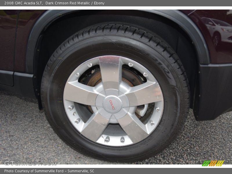 Dark Crimson Red Metallic / Ebony 2008 GMC Acadia SLT