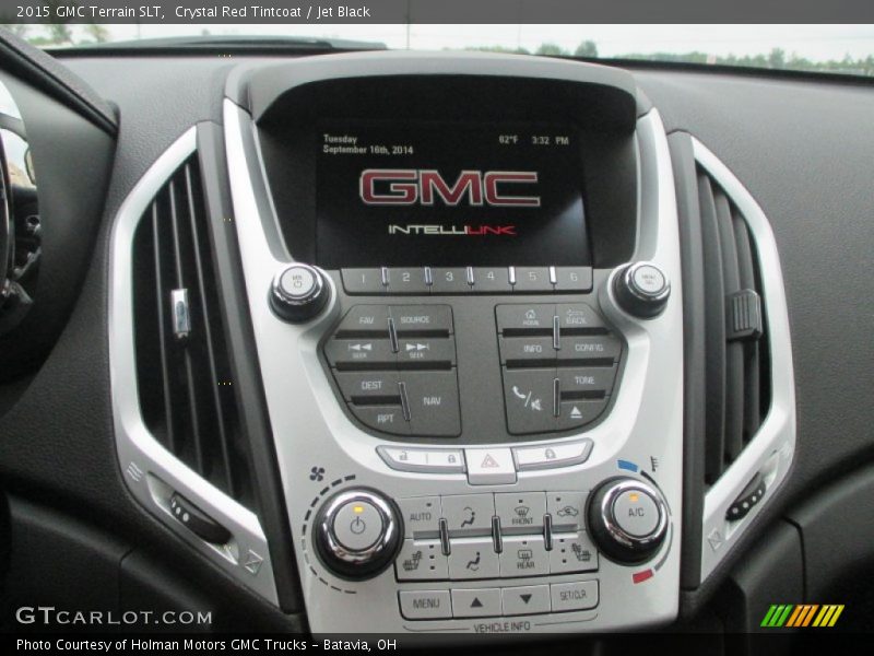 Crystal Red Tintcoat / Jet Black 2015 GMC Terrain SLT