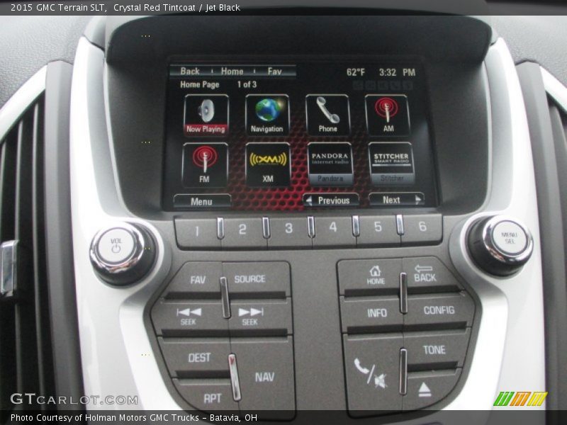 Crystal Red Tintcoat / Jet Black 2015 GMC Terrain SLT
