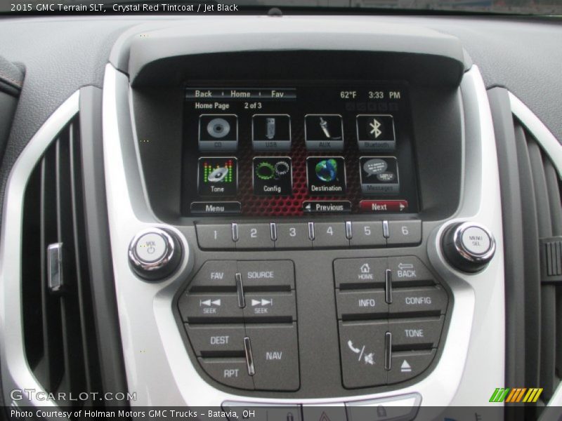 Crystal Red Tintcoat / Jet Black 2015 GMC Terrain SLT