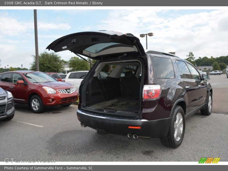 Dark Crimson Red Metallic / Ebony 2008 GMC Acadia SLT