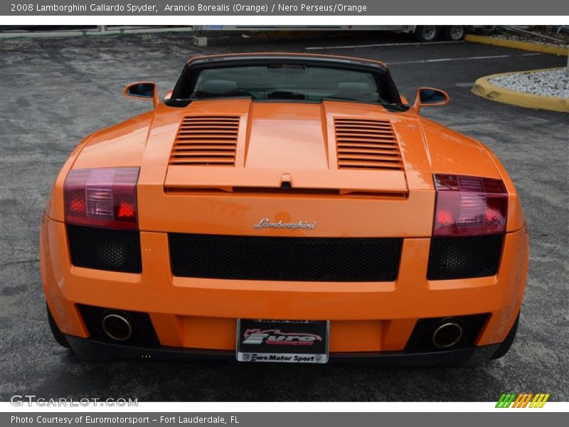 Arancio Borealis (Orange) / Nero Perseus/Orange 2008 Lamborghini Gallardo Spyder