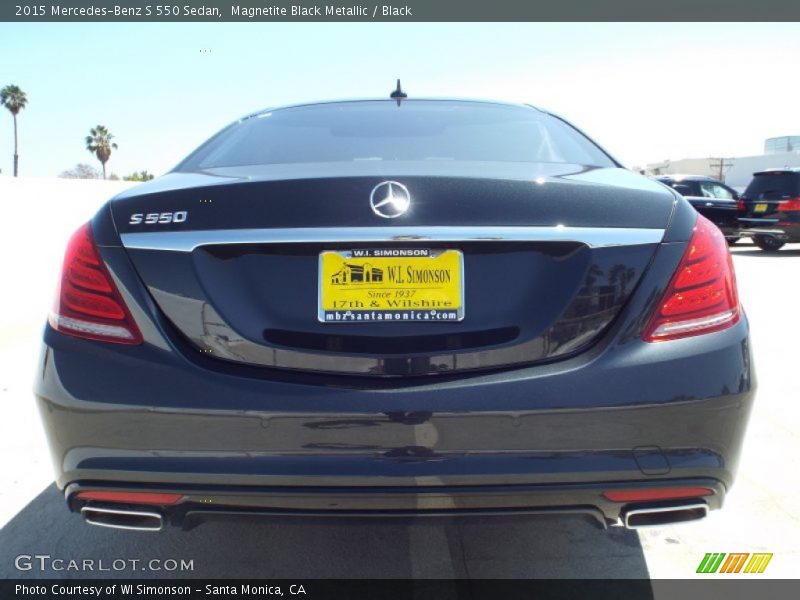 Magnetite Black Metallic / Black 2015 Mercedes-Benz S 550 Sedan