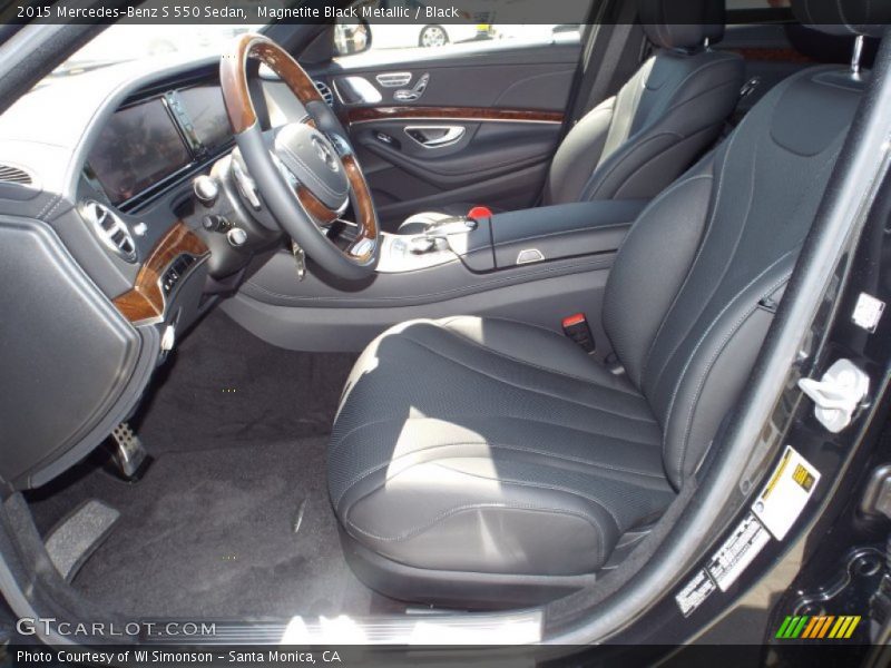 Magnetite Black Metallic / Black 2015 Mercedes-Benz S 550 Sedan
