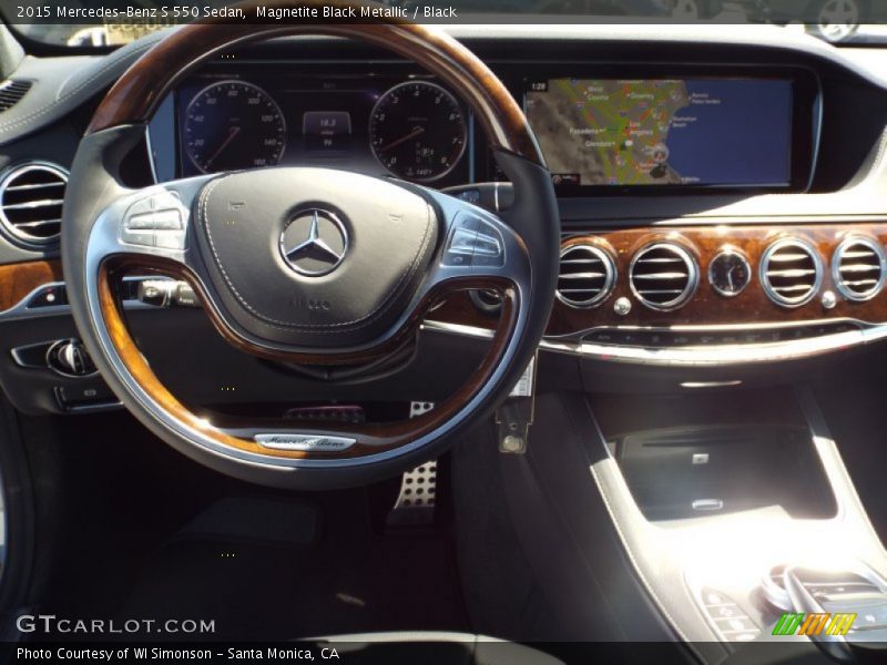 Magnetite Black Metallic / Black 2015 Mercedes-Benz S 550 Sedan