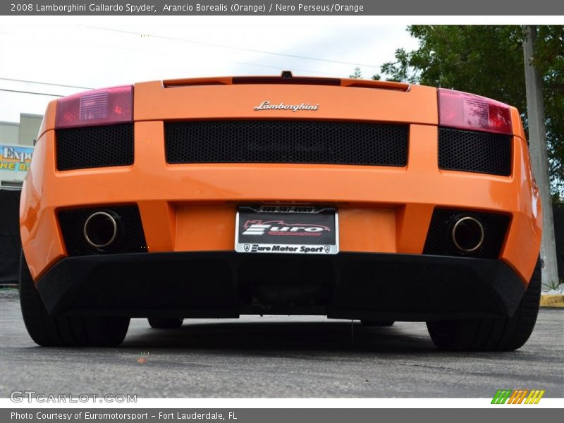 Arancio Borealis (Orange) / Nero Perseus/Orange 2008 Lamborghini Gallardo Spyder