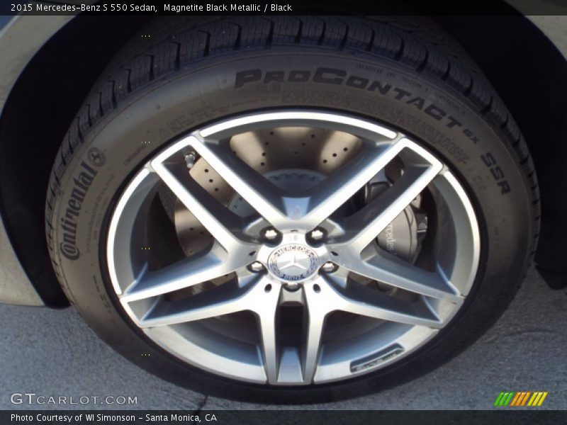 Magnetite Black Metallic / Black 2015 Mercedes-Benz S 550 Sedan