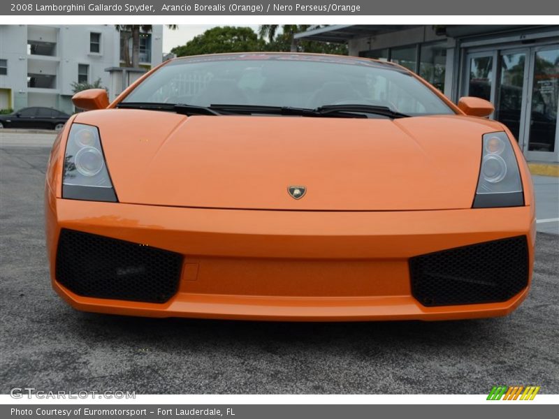 Arancio Borealis (Orange) / Nero Perseus/Orange 2008 Lamborghini Gallardo Spyder