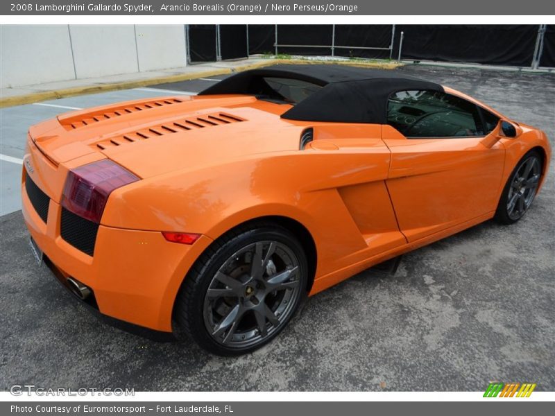 Arancio Borealis (Orange) / Nero Perseus/Orange 2008 Lamborghini Gallardo Spyder